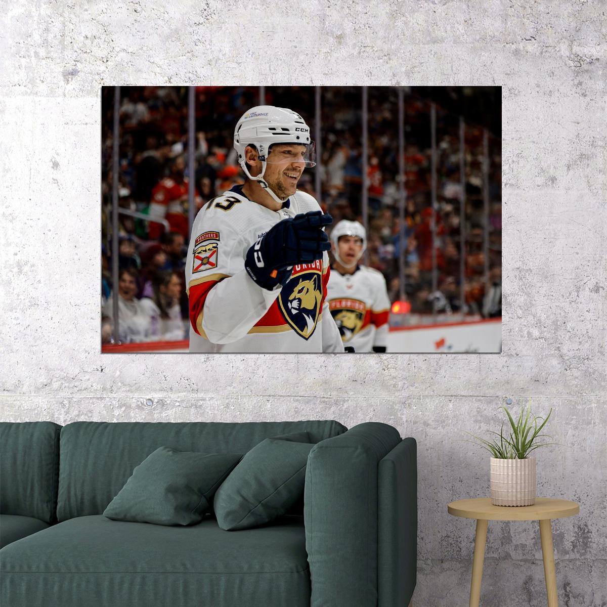 Sam Reinhart Famous USA Hockey Player Poster North America Hockey HD Photo Print