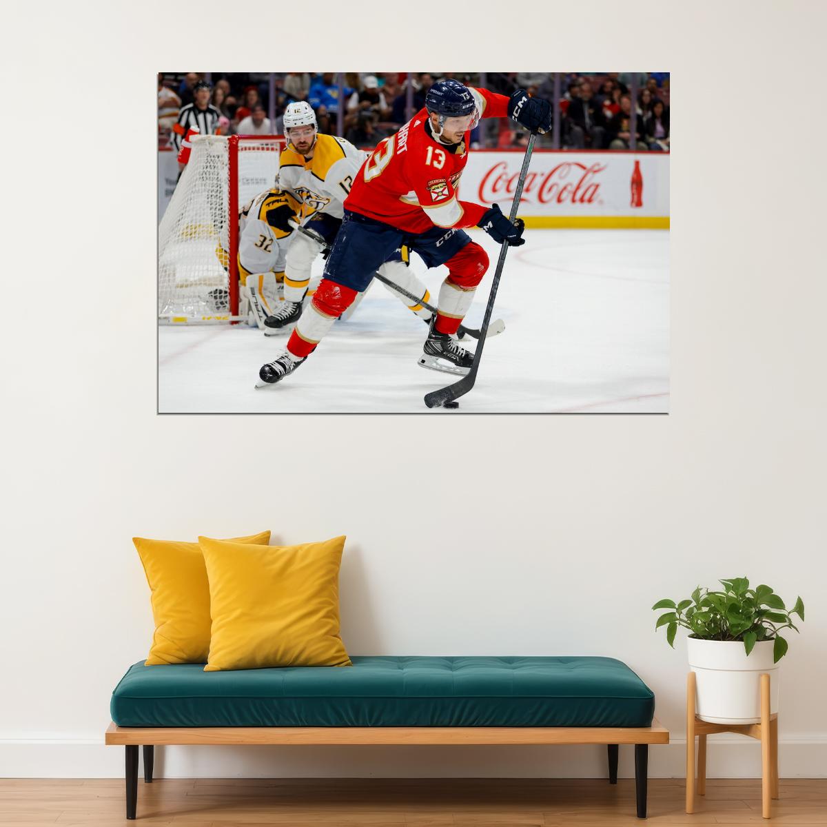 Sam Reinhart Famous USA Hockey Player Poster North America Hockey HD Photo Print