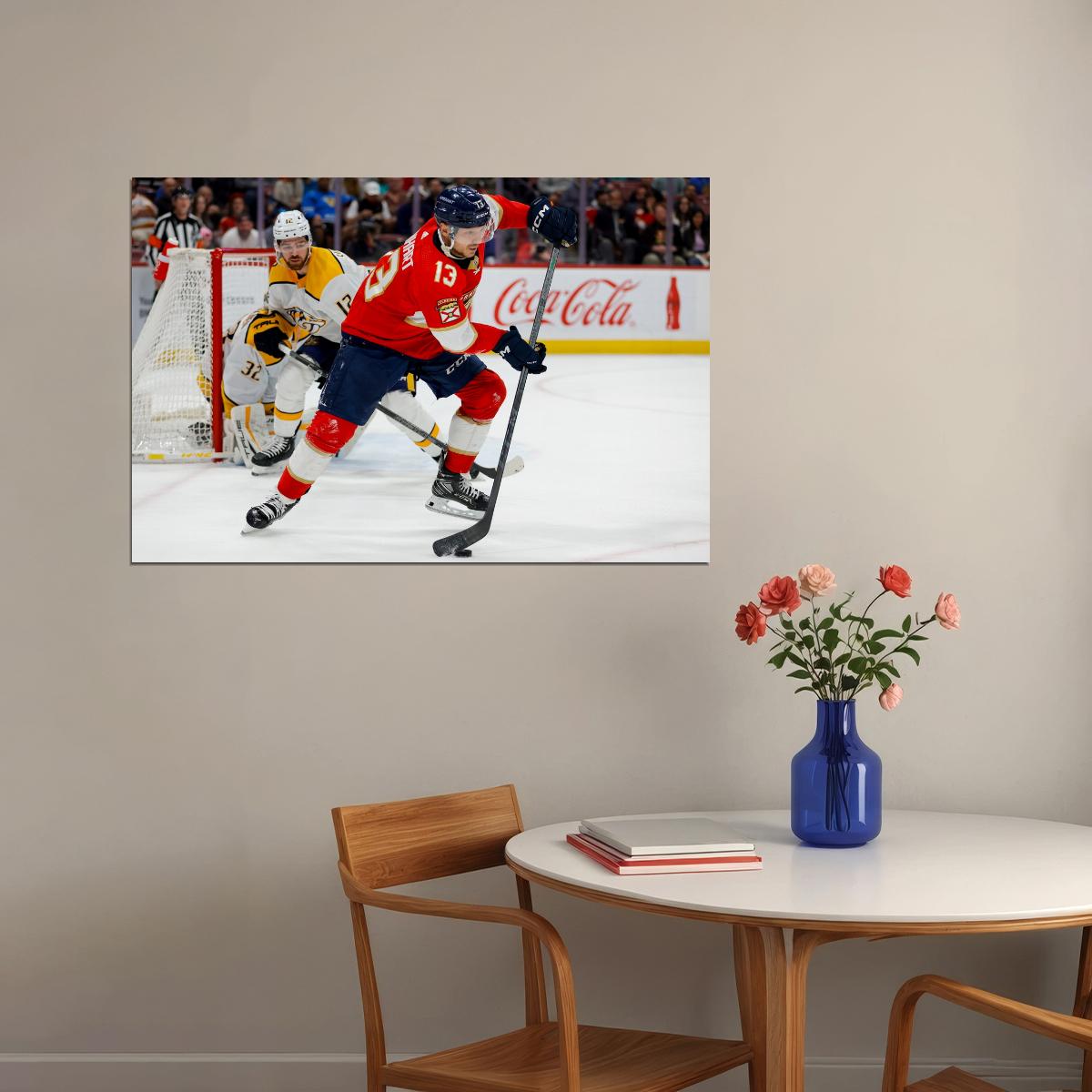 Sam Reinhart Famous USA Hockey Player Poster North America Hockey HD Photo Print