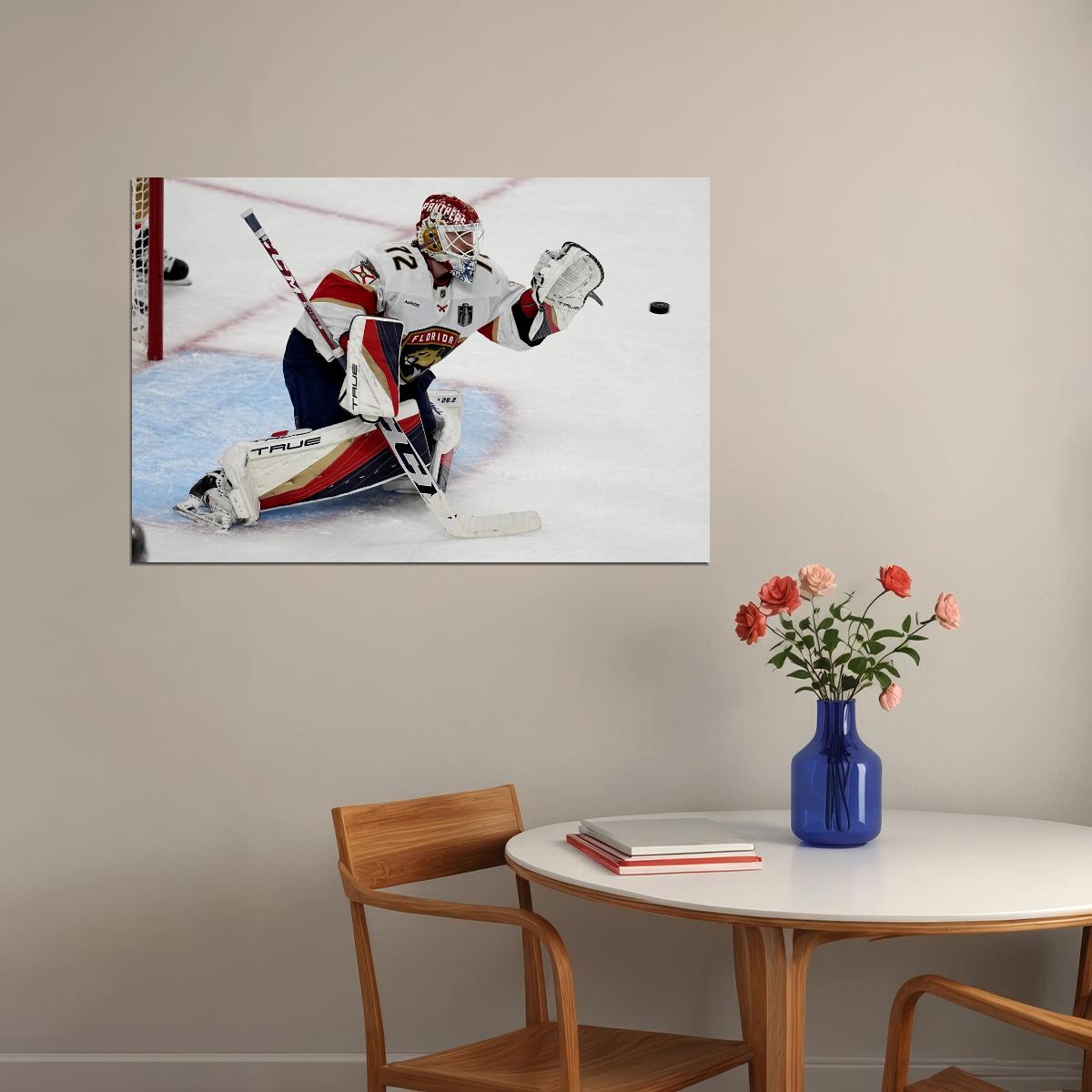 Sergei Bobrovsky Famous USA Hockey Player Poster North America Hockey HD Photo Print