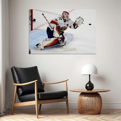 Sergei Bobrovsky Famous USA Hockey Player Poster North America Hockey HD Photo Print