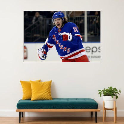 Artemi Panarin Scream Famous USA Hockey Player Poster North America Hockey HD Photo Print