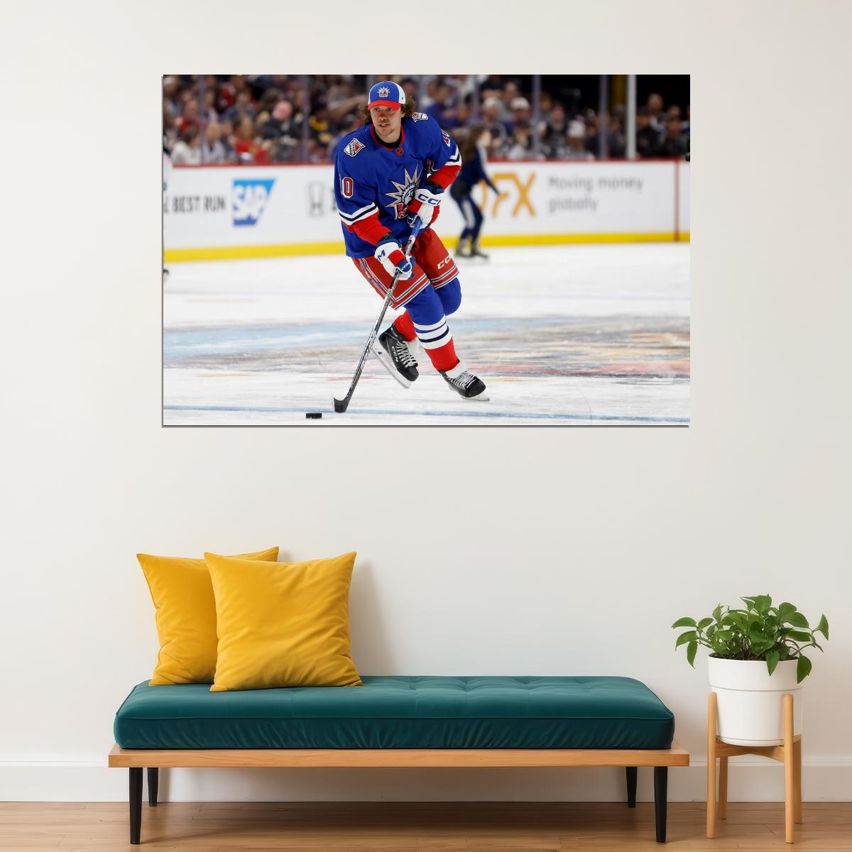 Artemi Panarin Famous USA Hockey Player Poster North America Hockey HD Photo Print