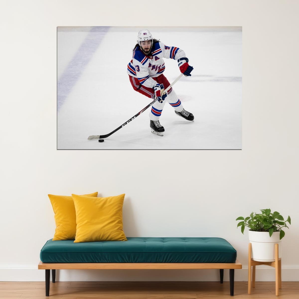 Mika Zibanejad Famous USA Hockey Player Poster North America Hockey HD Photo Print - xonomax