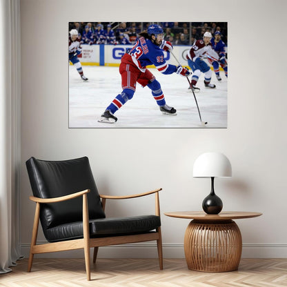 Mika Zibanejad Famous USA Hockey Player Poster North America Hockey HD Photo Print - xonomax