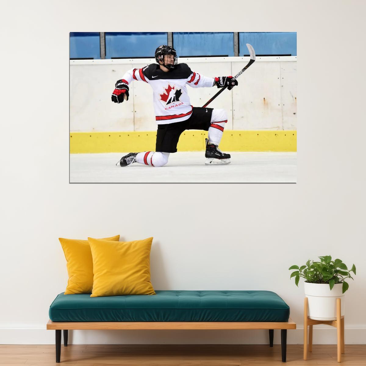 Cole Perfetti Famous USA Hockey Player Poster North America Hockey HD Photo Print - xonomax