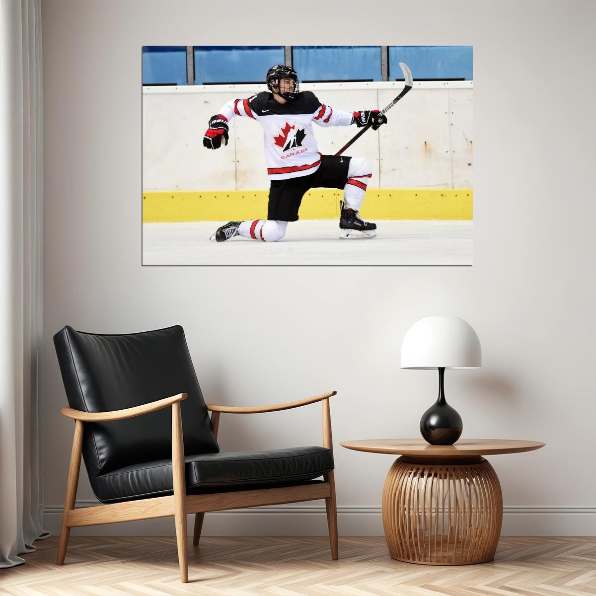 Cole Perfetti Famous USA Hockey Player Poster North America Hockey HD Photo Print - xonomax