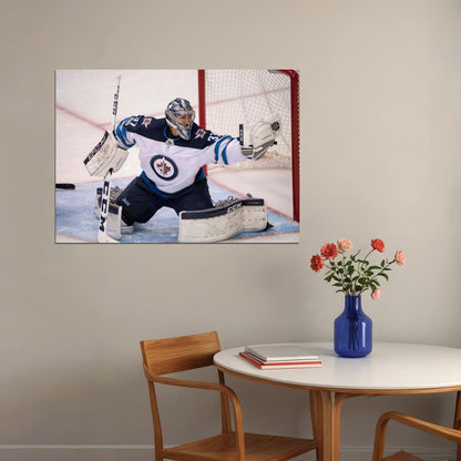 Connor Hellebuyck Mask Famous USA Hockey Player Poster North America Hockey HD Photo Print - xonomax
