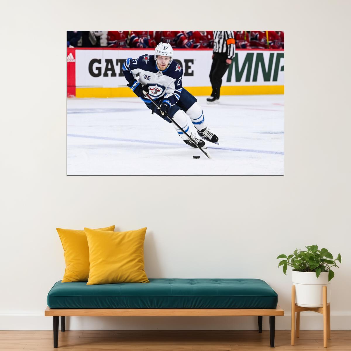 Nikolaj Ehlers Famous USA Hockey Player Poster North America Hockey HD Photo Print