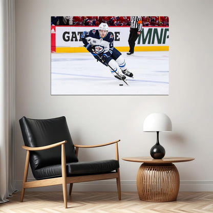 Nikolaj Ehlers Famous USA Hockey Player Poster North America Hockey HD Photo Print