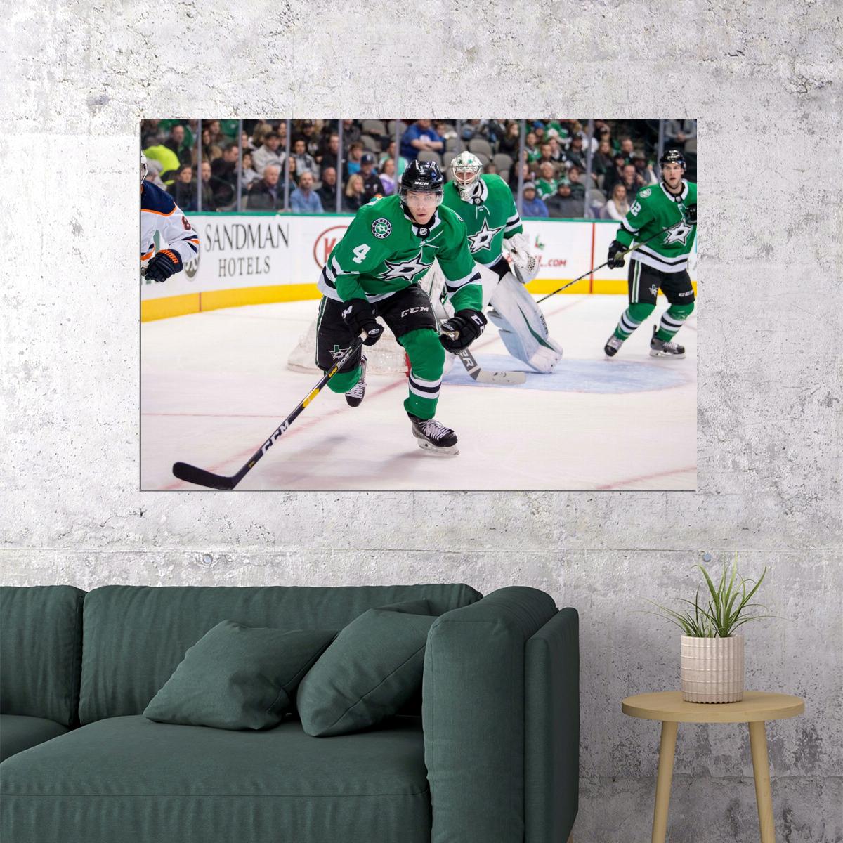 Miro Heiskanen Famous USA Hockey Player Poster North America Hockey HD Photo Print