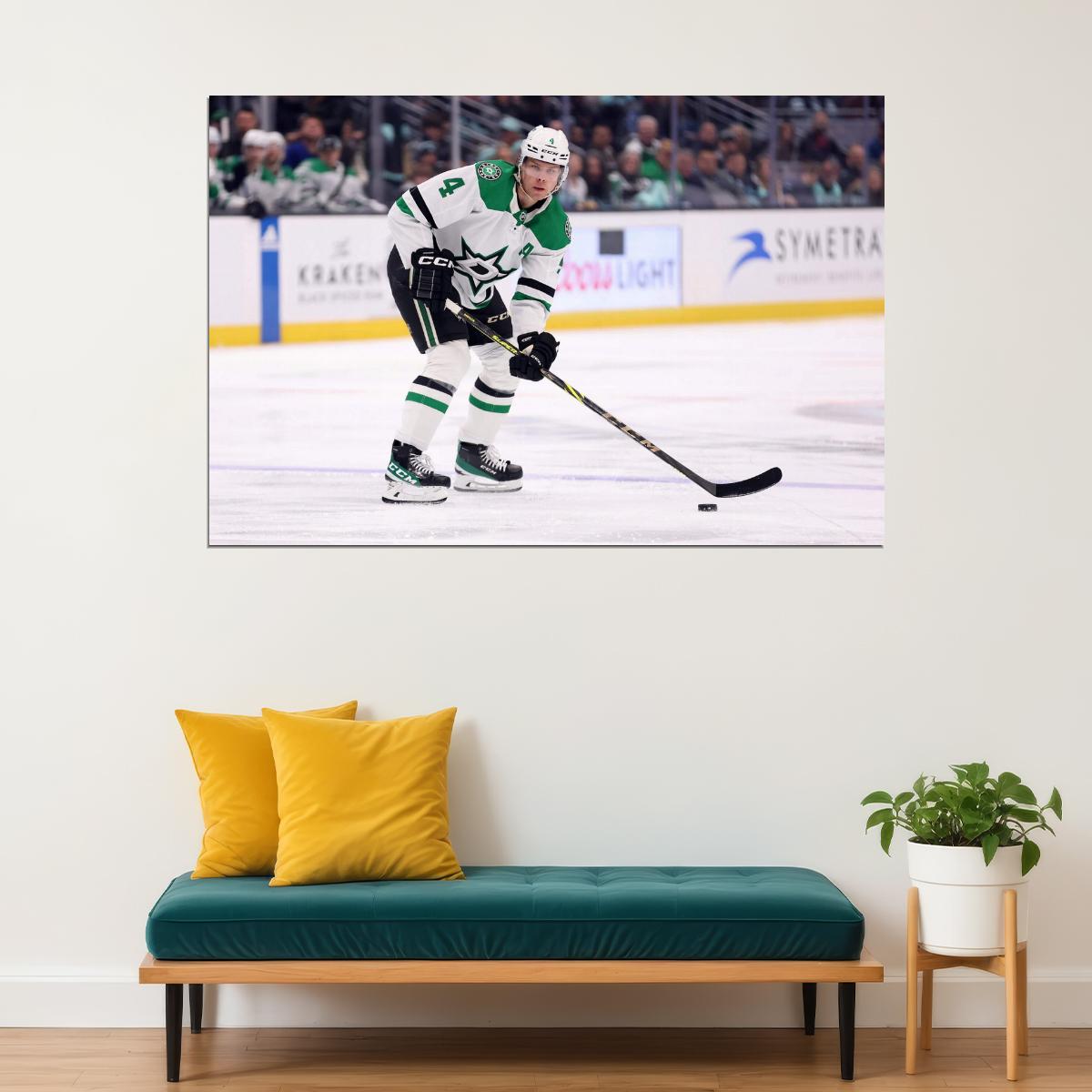 Miro Heiskanen Famous USA Hockey Player Poster North America Hockey HD Photo Print