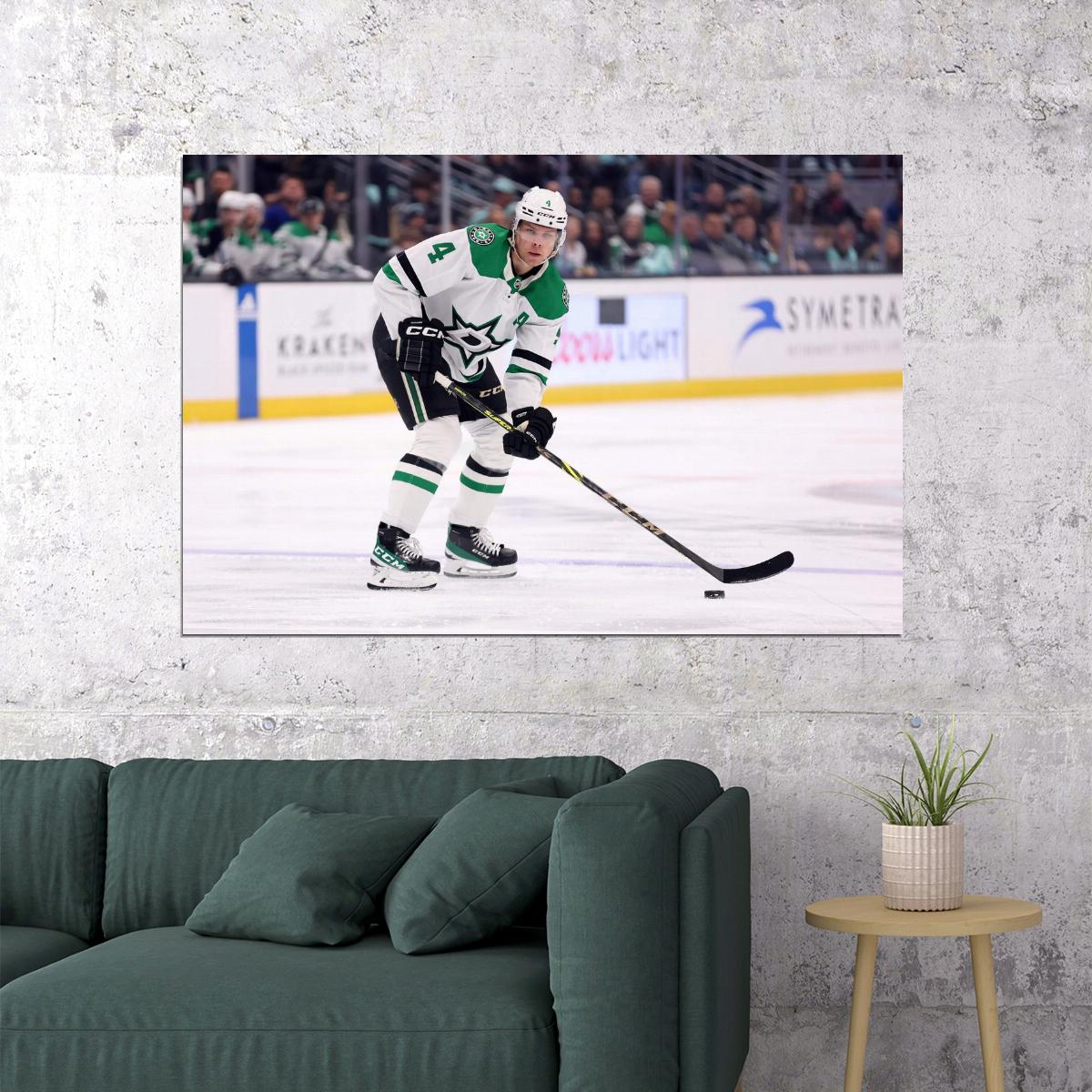 Miro Heiskanen Famous USA Hockey Player Poster North America Hockey HD Photo Print