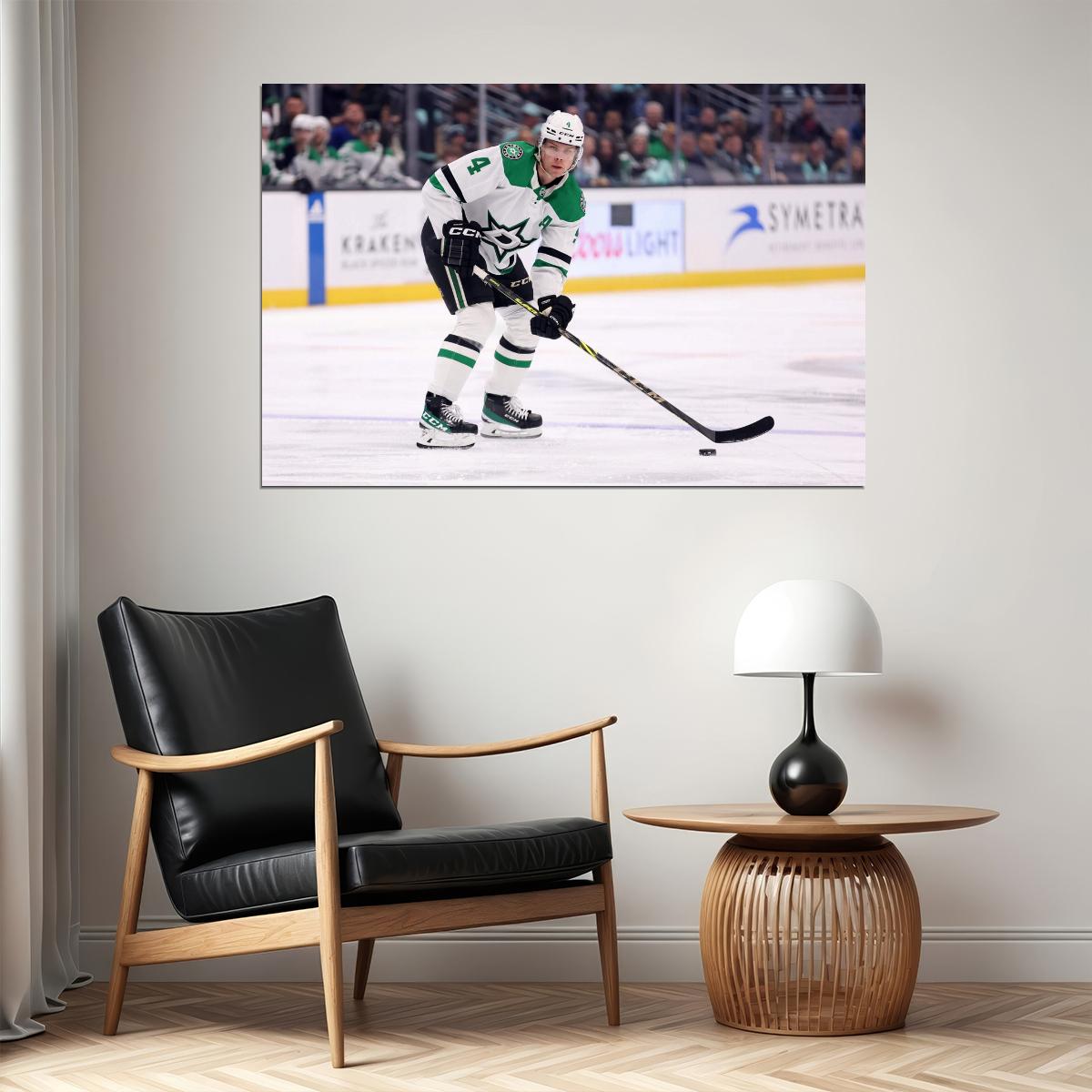 Miro Heiskanen Famous USA Hockey Player Poster North America Hockey HD Photo Print