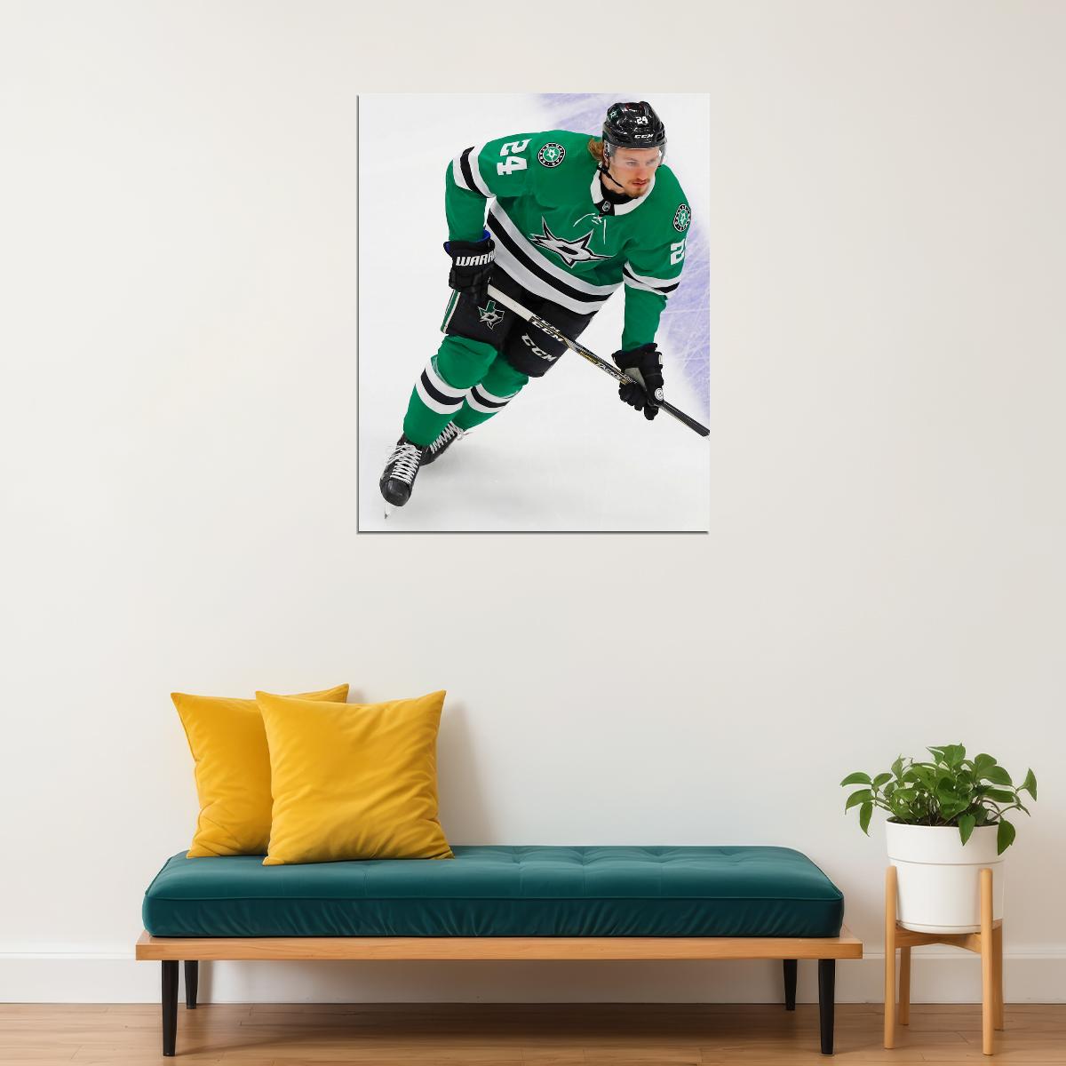 Roope Hintz Famous USA Hockey Player Poster North America Hockey HD Photo Print