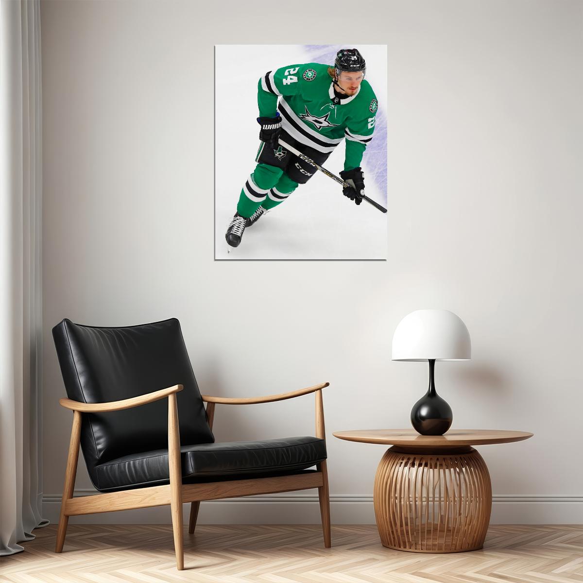 Roope Hintz Famous USA Hockey Player Poster North America Hockey HD Photo Print