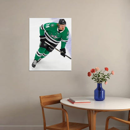 Roope Hintz Famous USA Hockey Player Poster North America Hockey HD Photo Print