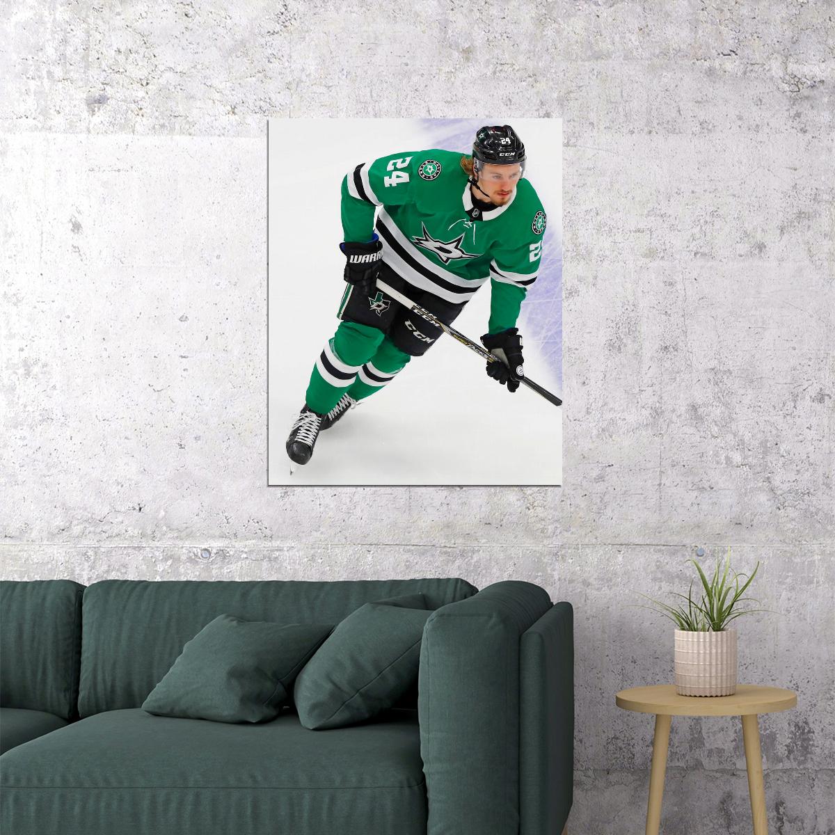 Roope Hintz Famous USA Hockey Player Poster North America Hockey HD Photo Print