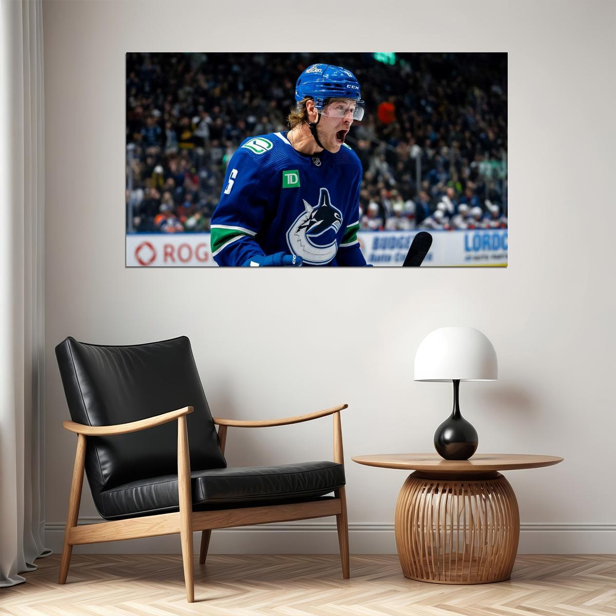 Brock Boeser Famous USA Hockey Player Poster North America Hockey HD Photo Print