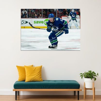 Brock Boeser Famous USA Hockey Player Poster North America Hockey HD Photo Print