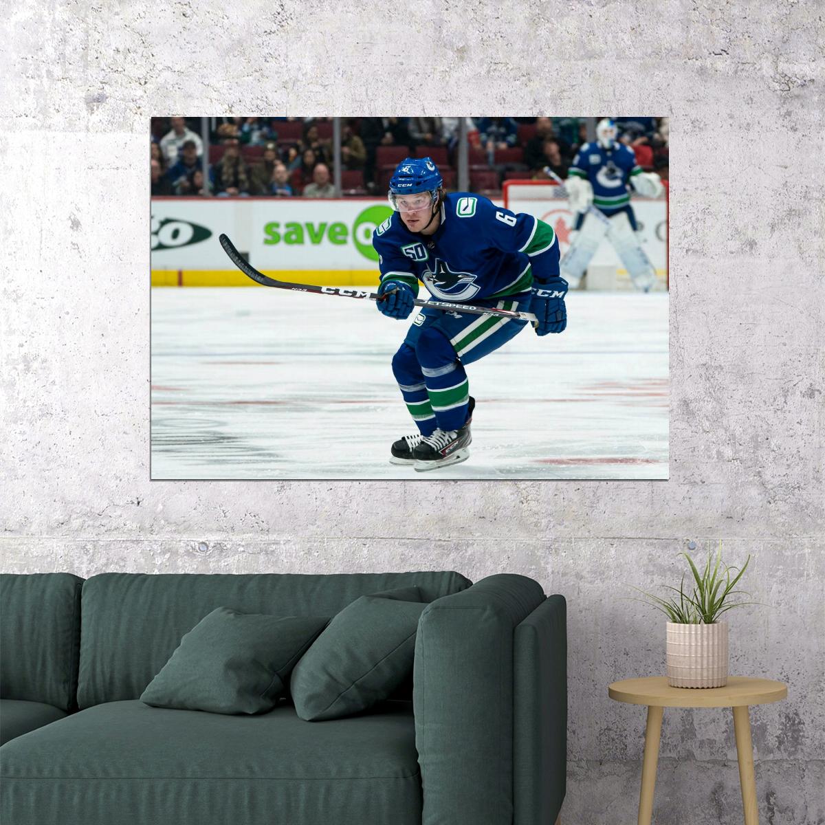 Brock Boeser Famous USA Hockey Player Poster North America Hockey HD Photo Print