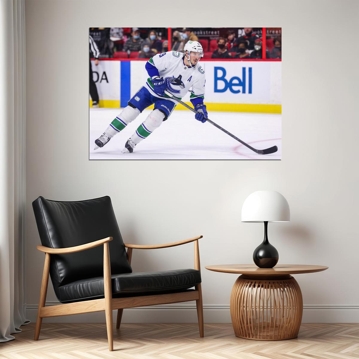 J.T. Miller Famous USA Hockey Player Poster North America Hockey HD Photo Print - xonomax