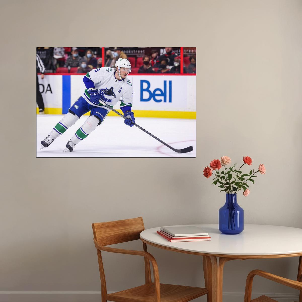 J.T. Miller Famous USA Hockey Player Poster North America Hockey HD Photo Print - xonomax