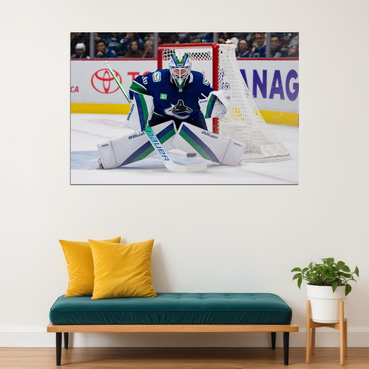 Thatcher Demko Famous USA Hockey Player Poster North America Hockey HD Photo Print - xonomax