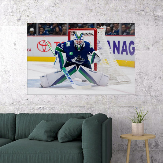 Thatcher Demko Famous USA Hockey Player Poster North America Hockey HD Photo Print - xonomax