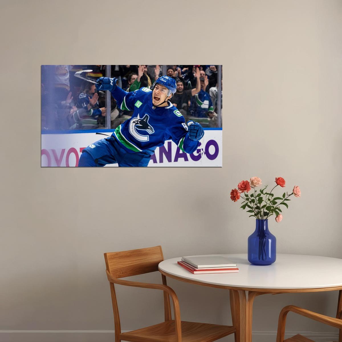 Thatcher Demko Victory Famous USA Hockey Player Poster North America Hockey HD Photo Print - xonomax