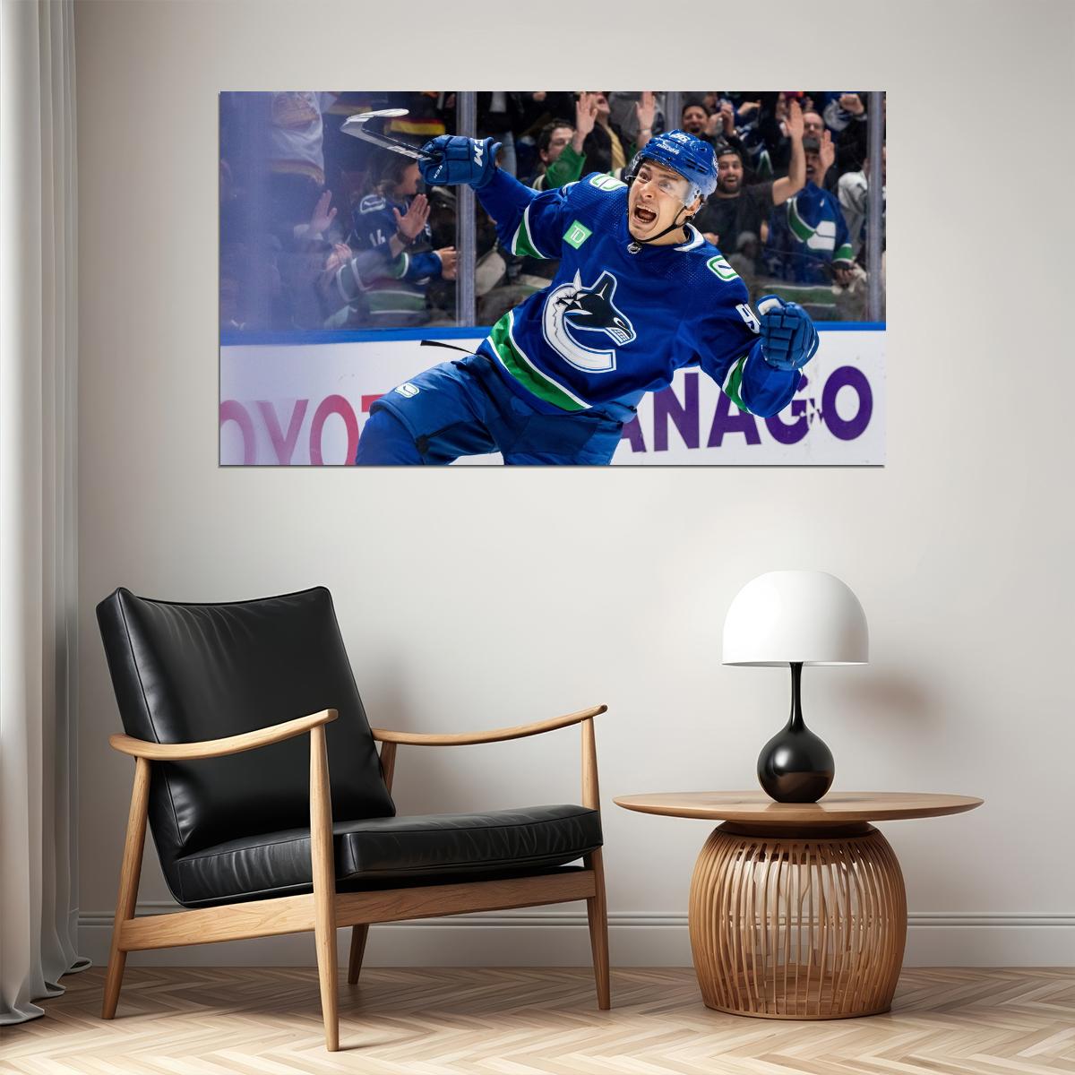 Thatcher Demko Victory Famous USA Hockey Player Poster North America Hockey HD Photo Print - xonomax