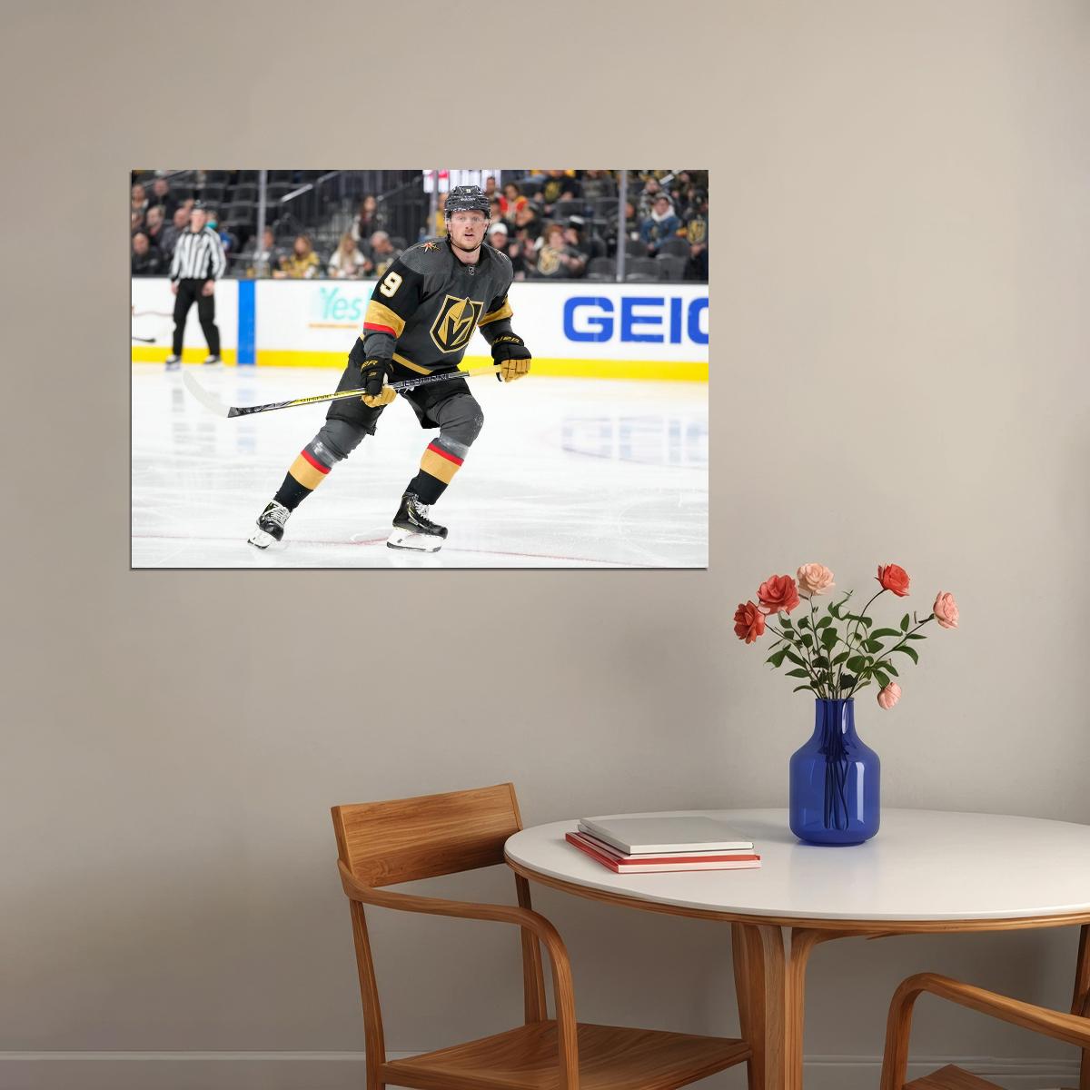 Jack Eichel Famous USA Hockey Player Poster North America Hockey HD Photo Print - xonomax