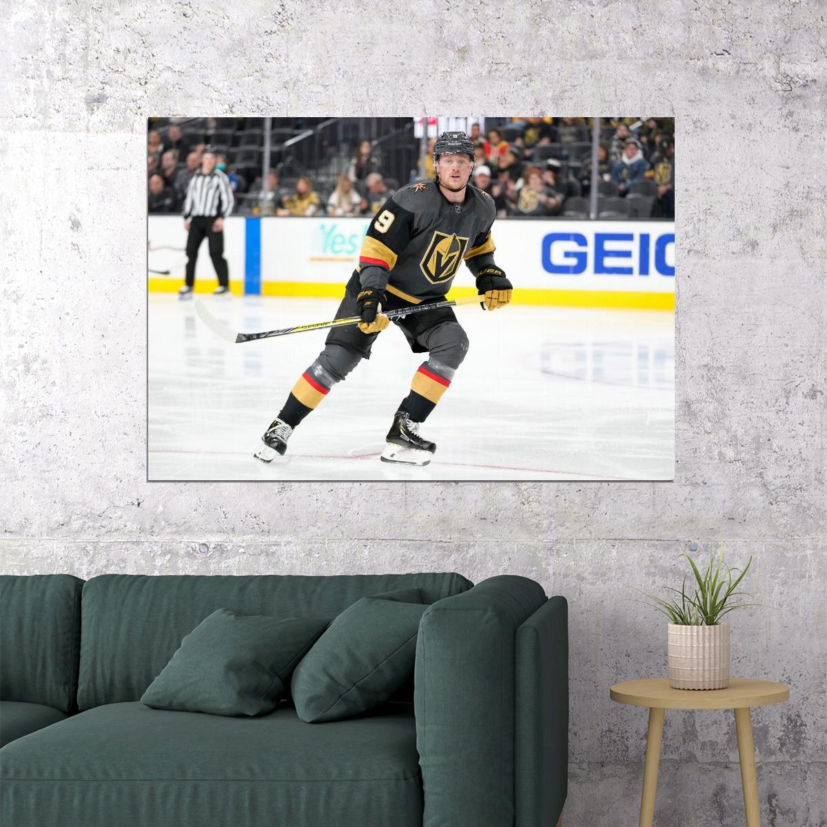 Jack Eichel Famous USA Hockey Player Poster North America Hockey HD Photo Print - xonomax