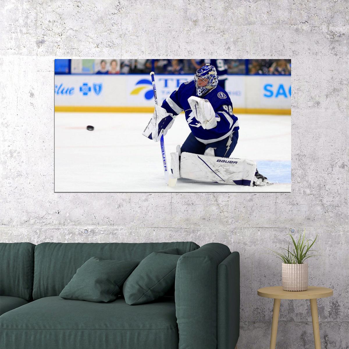 Andrei Vasilevskiy Famous USA Hockey Player Poster North America Hockey HD Photo Print - xonomax