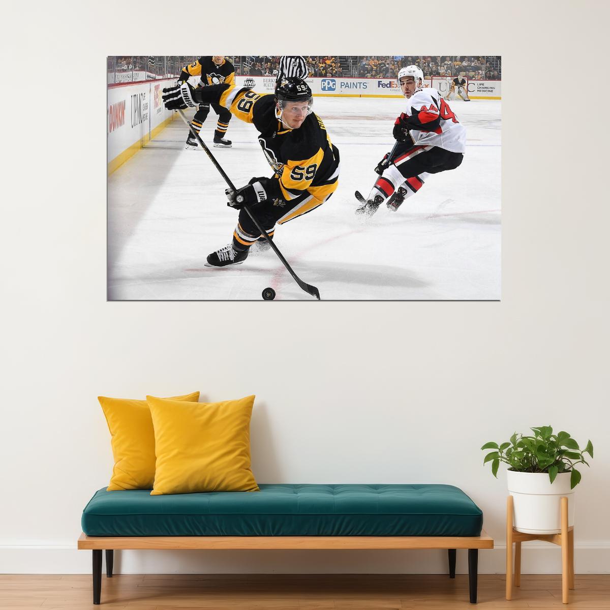 Jake Guentzel Famous USA Hockey Player Poster North America Hockey HD Photo Print - xonomax