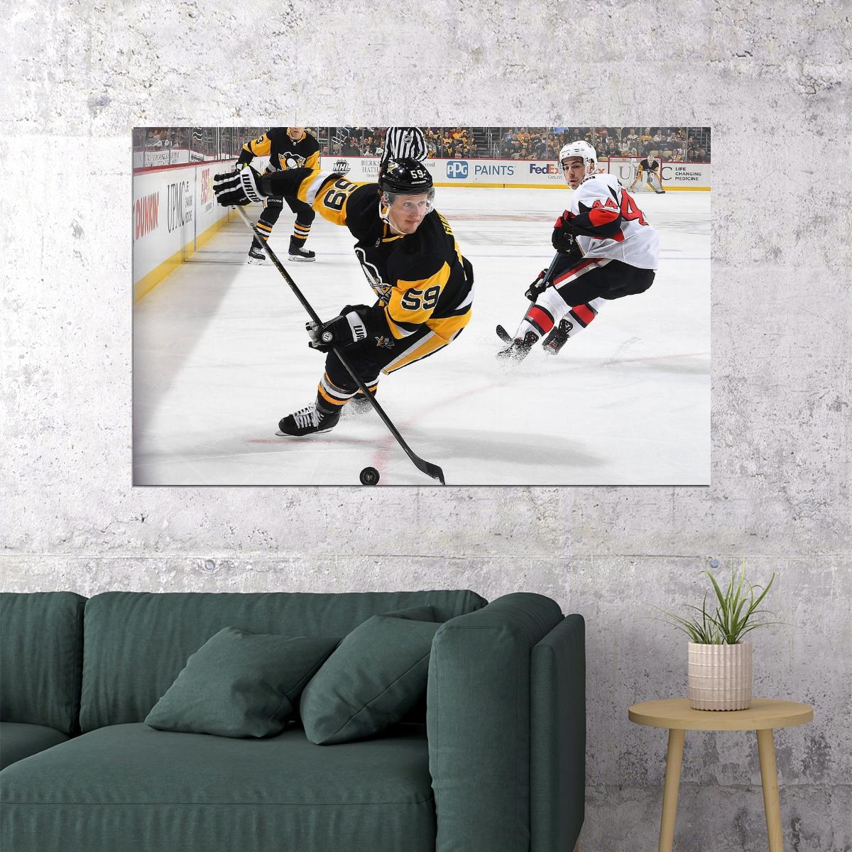 Jake Guentzel Famous USA Hockey Player Poster North America Hockey HD Photo Print - xonomax