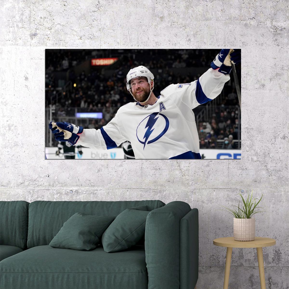 Victor Hedman Famous USA Hockey Player Poster North America Hockey HD Photo Print