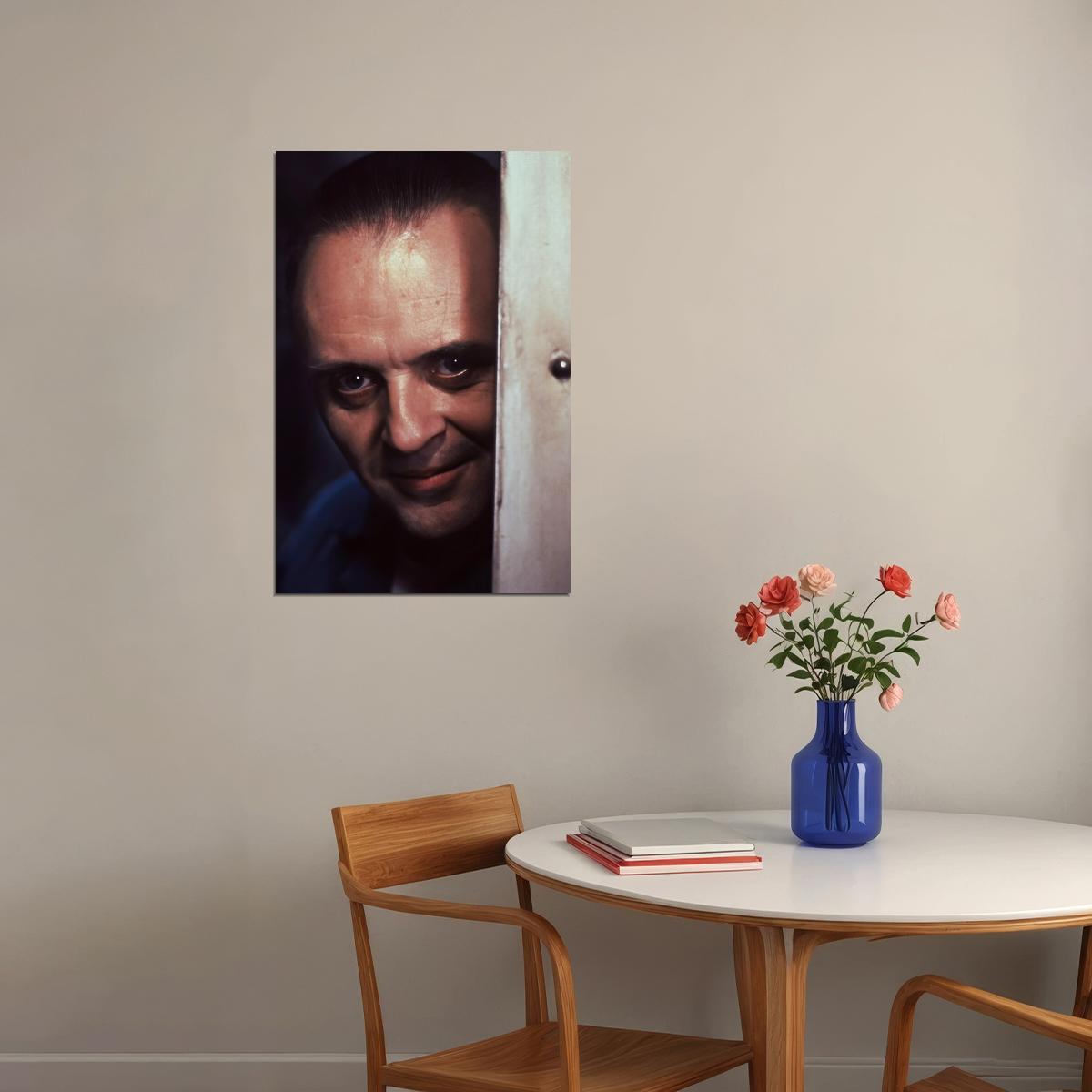 Anthony Hopkins Hannibal Lecter First Meeting Silence of the Lambs Movie Poster Iconic Thriller Photo Print