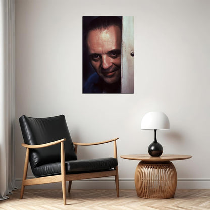 Anthony Hopkins Hannibal Lecter First Meeting Silence of the Lambs Movie Poster Iconic Thriller Photo Print