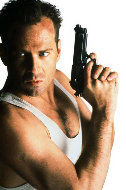 Bruce Willis John McClane Die Hard Movie Poster Iconic 80s Action Film Photo Print