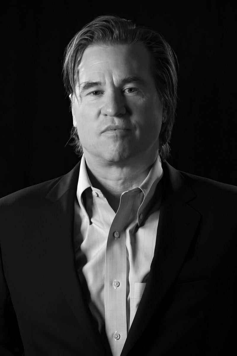 Val Kilmer Black and White Portrait Hollywood Legend Photo Print Film