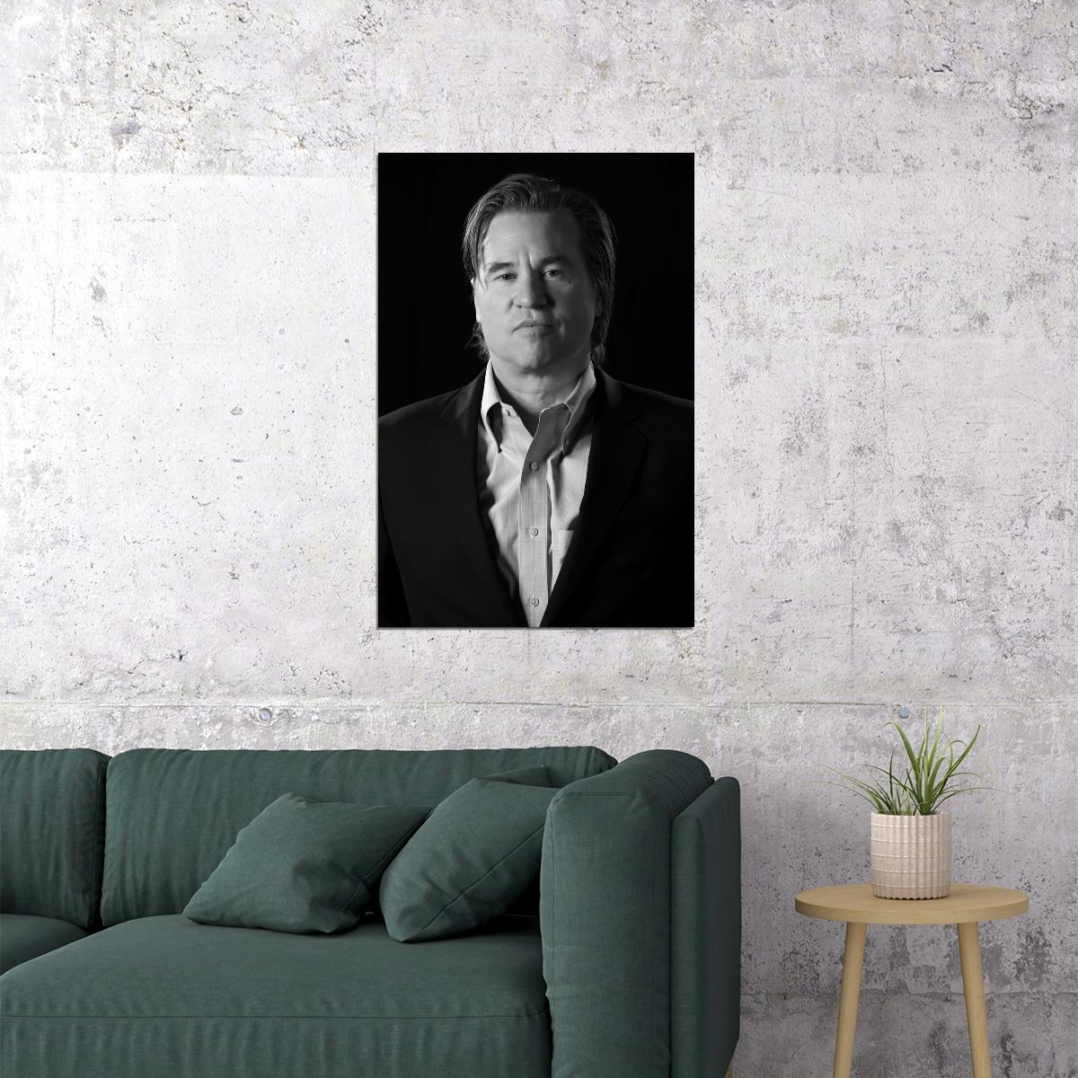 Val Kilmer Black and White Portrait Hollywood Legend Photo Print Film