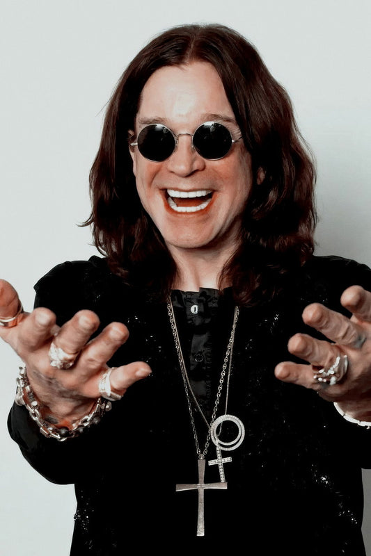 Ozzy Osbourne Rock Music Poster Black Sabbath Frontman Legendary Heavy Metal Singer Wall Art Print