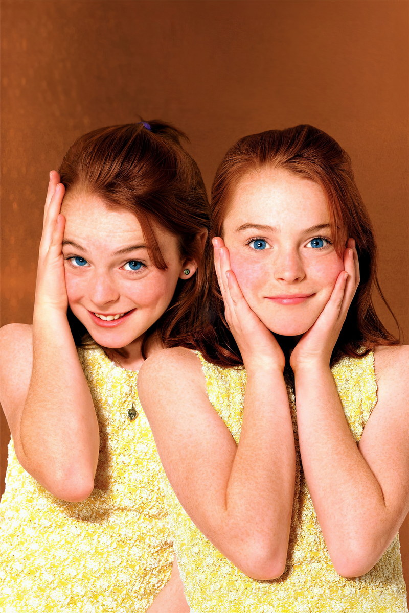 Lindsay Lohan The Parent Trap 1998 Movie Poster Young Twins Role Iconic Family Film Wall Art Print