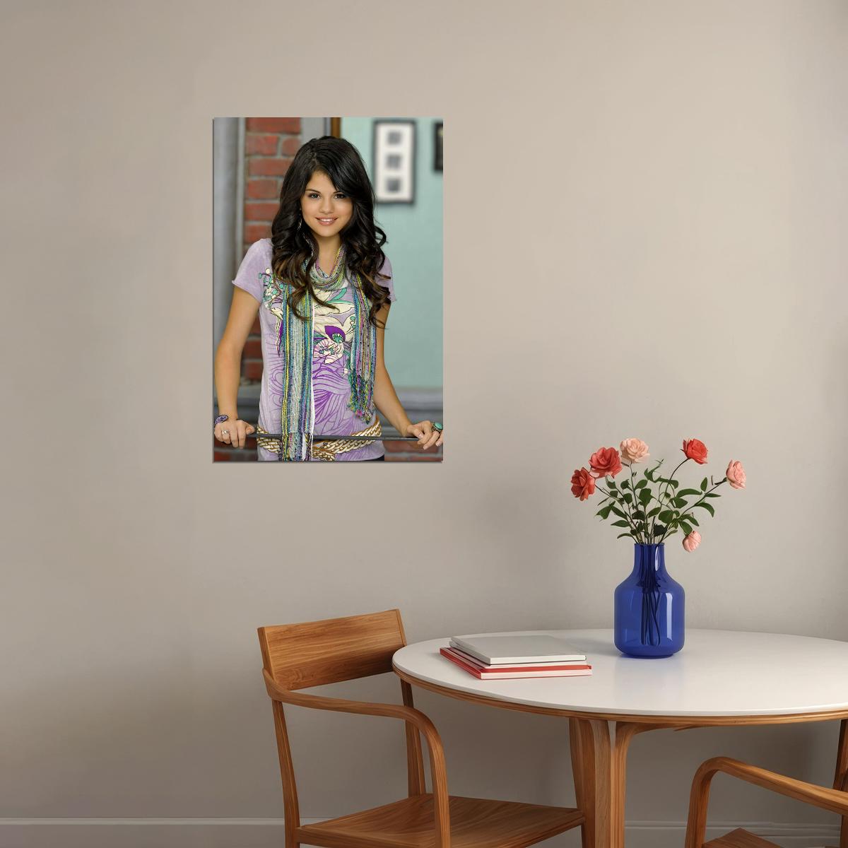 Selena Gomez Alex Russo Wizards of Waverly Place Poster 2010s TV Star Early Career Wall Art Print