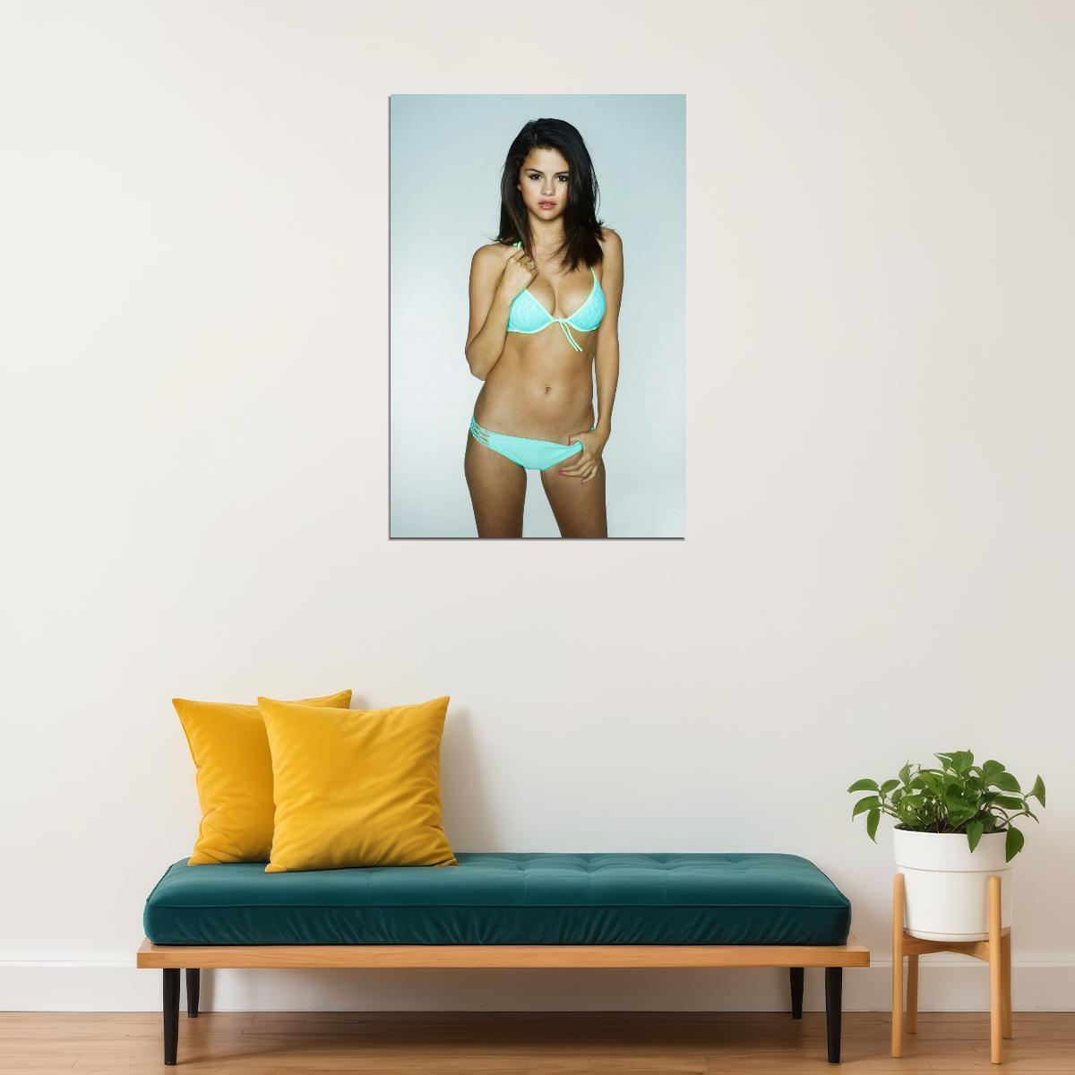 Selena Gomez Spring Breakers Movie Poster Iconic Bikini Photo Sexy Hollywood Star Wall Art Print