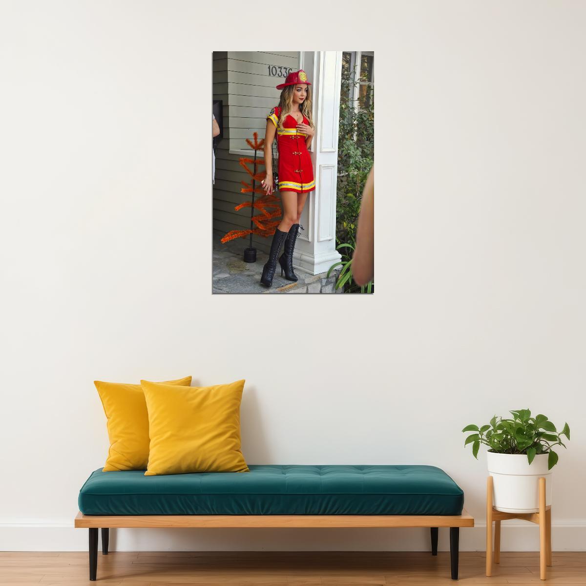 Sarah Hyland Halloween Costume Poster Iconic Modern Family Scene Photo Haley Dunphy Wall Art Print