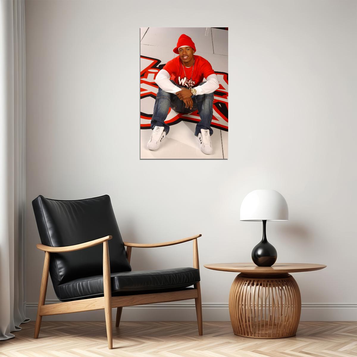 Nick Cannon Wild 'N Out Poster Y2k Comedy Show Host Early 2000s TV Star Wall Art Print