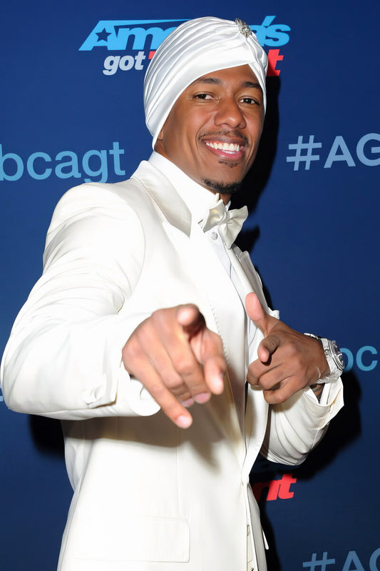 Nick Cannon America's Got Talent TV Show Poster Iconic Turban Look Photo Fashion Statement Wall Art Print