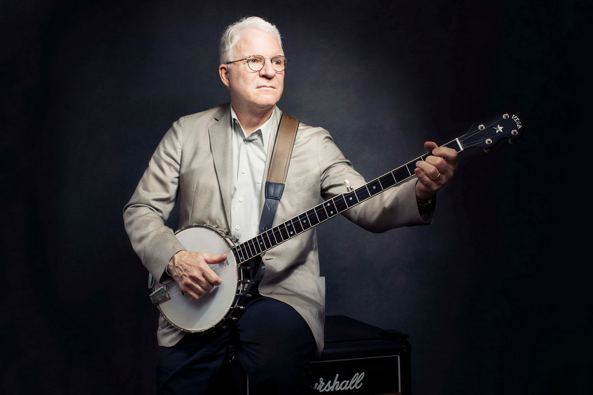 Steve Martin Banjo Player Poster Legendary Comedian Photo Musician Bluegrass Wall Art Print